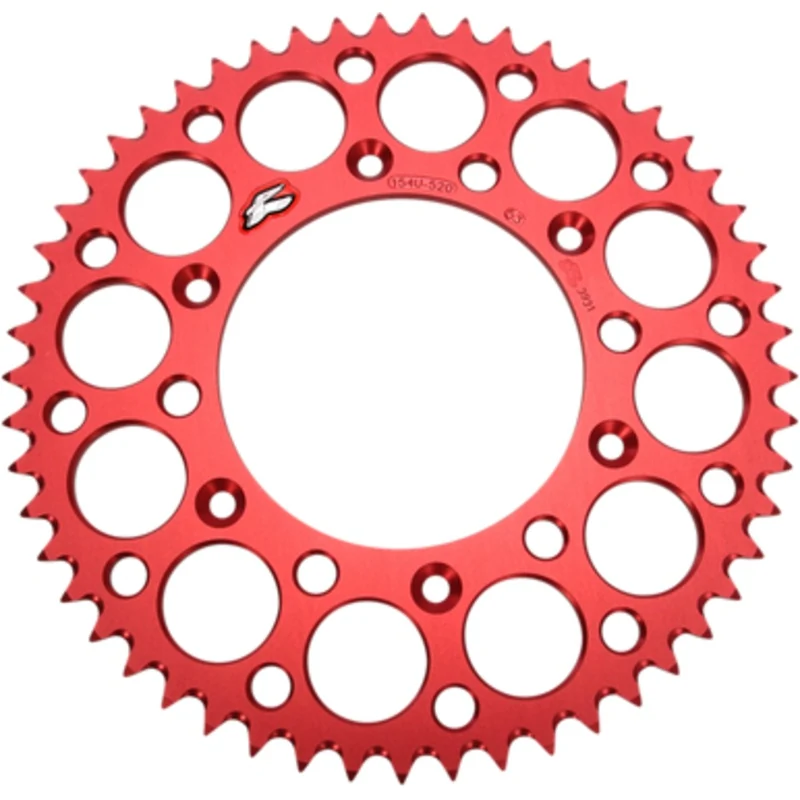 RENTHAL Sprocket - Honda - Red - 53-Tooth 154U-520-53GRRD